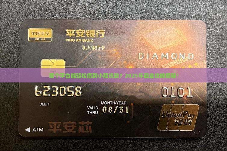 哪个平台可以小额贷款