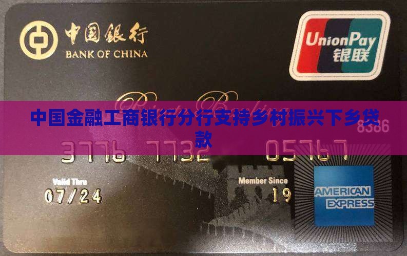 工商银行下乡贷款