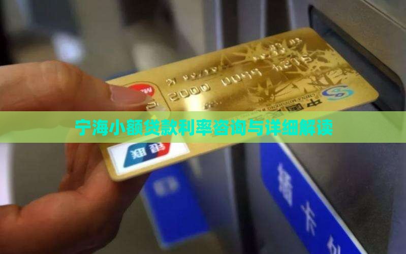 宁海小额贷款利率咨询与详细解读