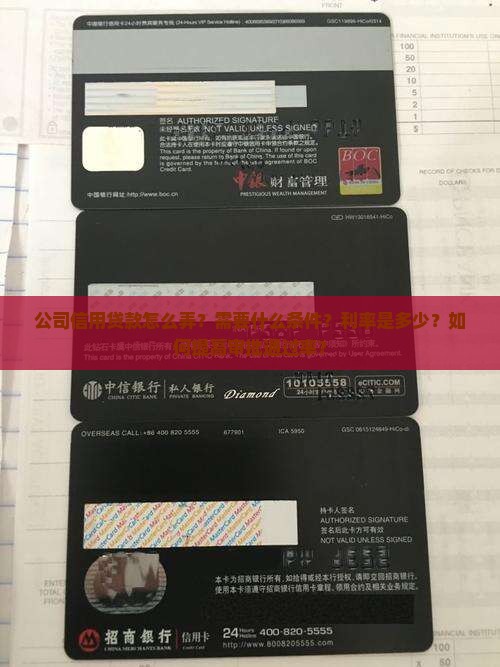 公司信用贷款怎么弄？需要什么条件？利率是多少？如何提高审批通过率？