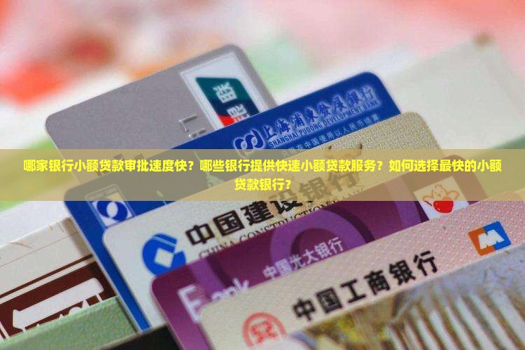 哪家银行小额贷款审批速度快？哪些银行提供快速小额贷款服务？如何选择最快的小额贷款银行？