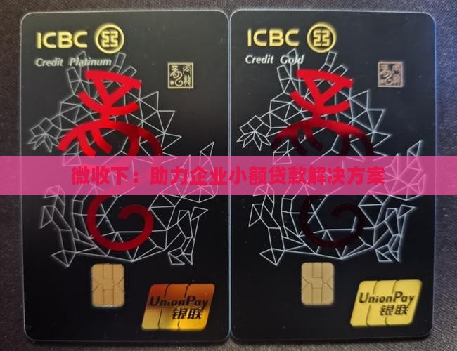 微收下：助力企业小额贷款解决方案