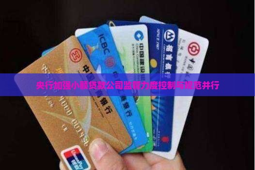央行加强小额贷款公司监管力度控制与规范并行