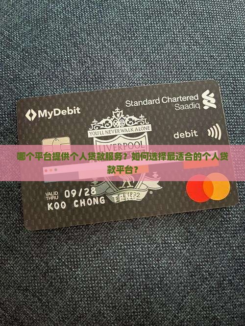 哪个平台提供个人贷款服务？如何选择最适合的个人贷款平台？