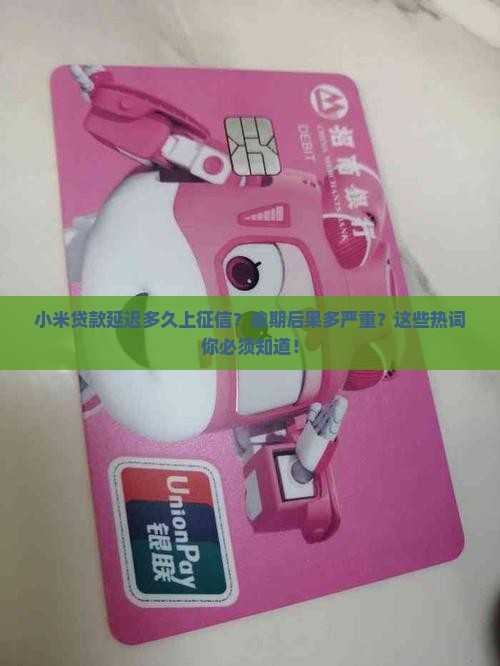 小米贷款延迟多久上征信