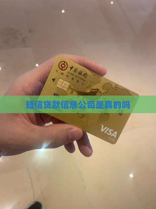 公司发贷款信息是真的吗