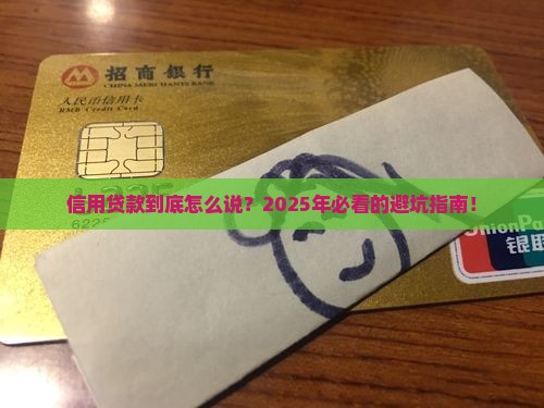 信用贷款说什么