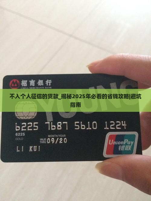 不入个人征信的贷款