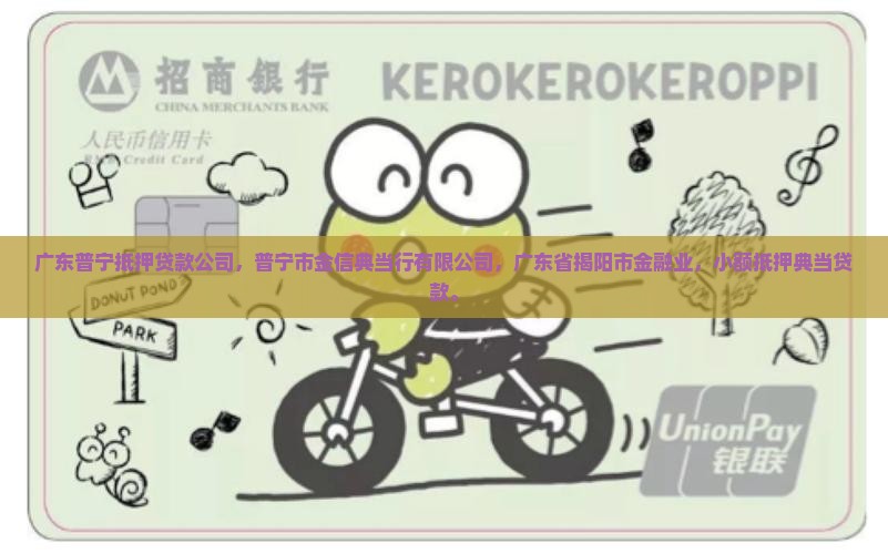 广东普宁抵押贷款公司