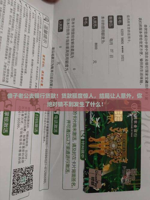 傻子老公去银行贷款
