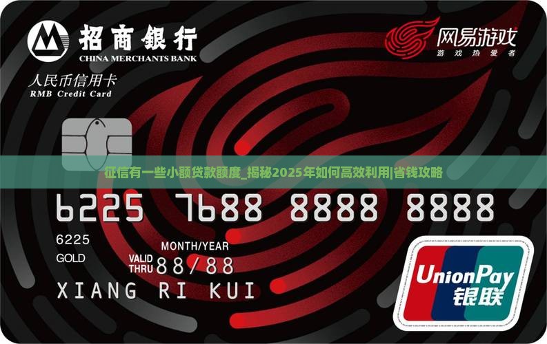 征信有一些小额贷款额度