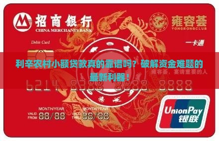 利辛农村小额贷款