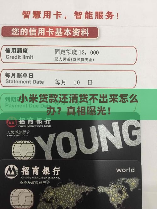 小米贷款还清贷不出来