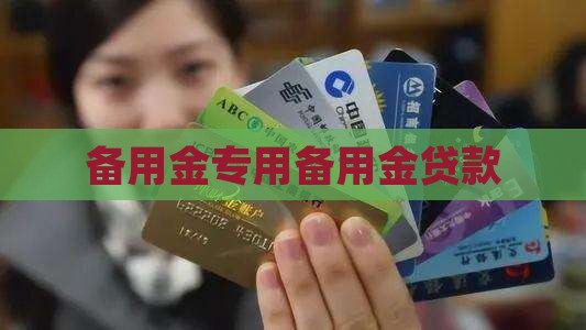 专用备用金贷款