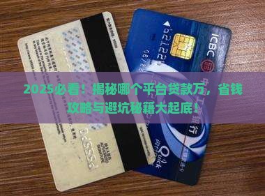 哪个平台可以贷款万