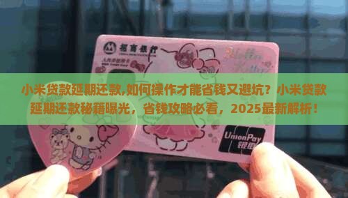 小米贷款延期还款