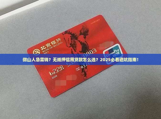 微山县无抵押信用贷款