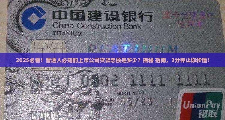 上市公司贷款总额是多少