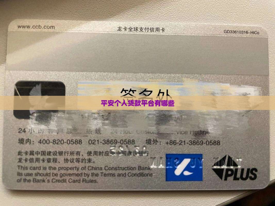 平安普惠个人贷款平台有哪些