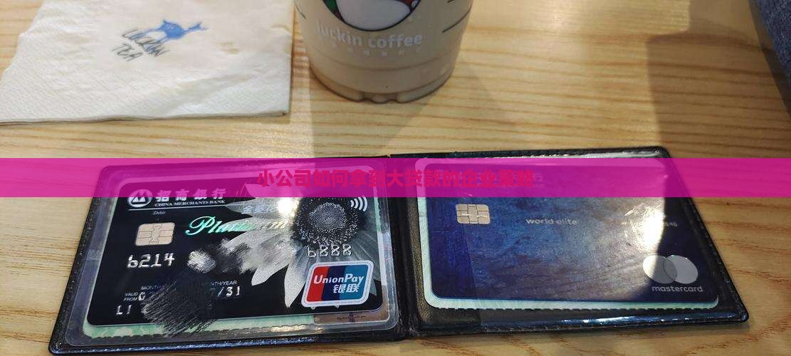 小公司如何拿到大贷款