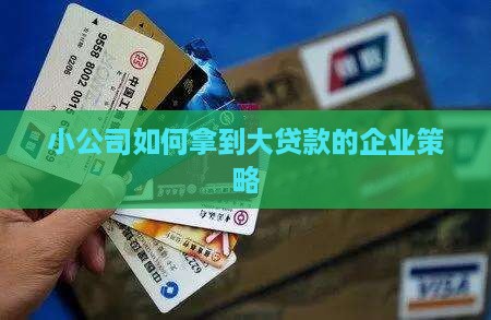 小公司如何拿到大贷款