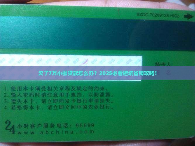 欠了7万小额贷款会怎样