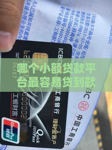 哪个小额贷款平台最容易贷到款