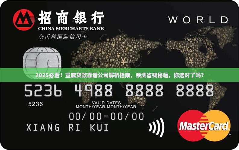 宣威贷款有哪些公司可靠