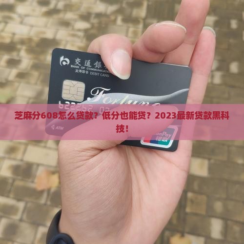 芝麻分608怎么贷款