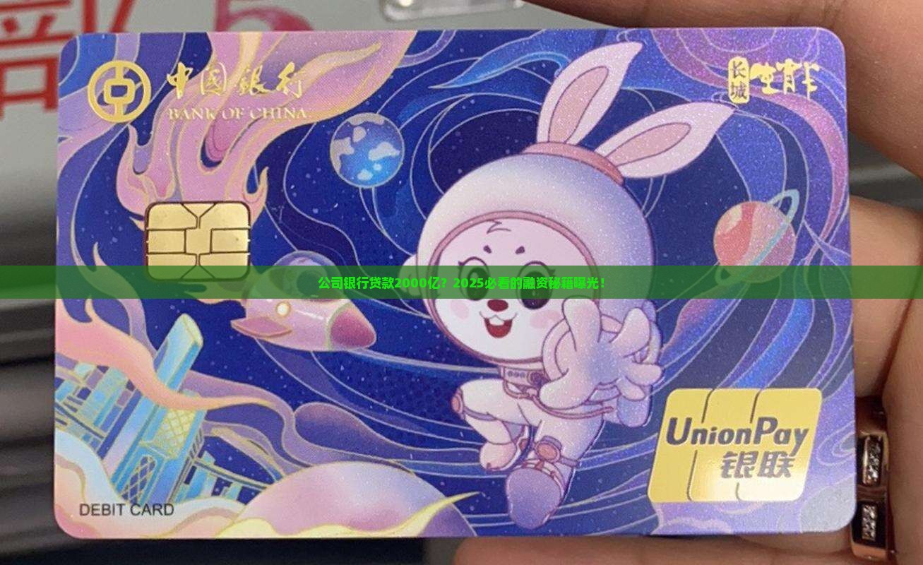 公司银行贷款2000亿