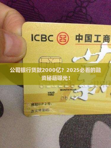 公司银行贷款2000亿