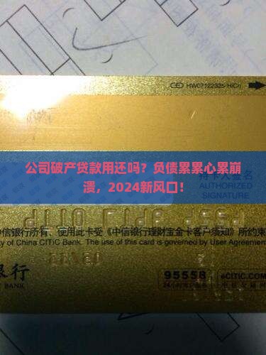 公司破产贷款用还
