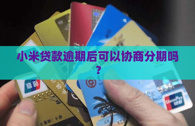 小米贷款能再分期吗