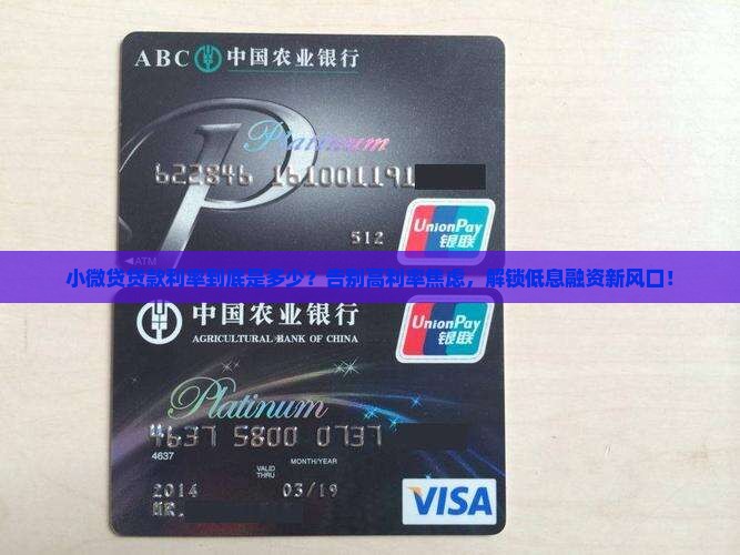 小微贷贷款利率