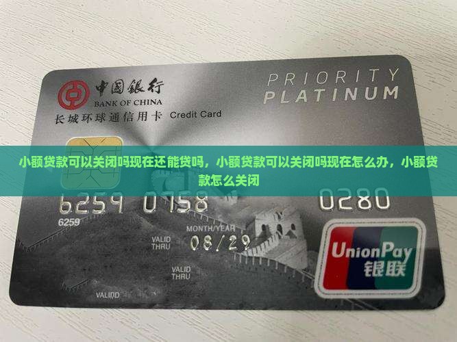 小额贷款可以关闭吗现在