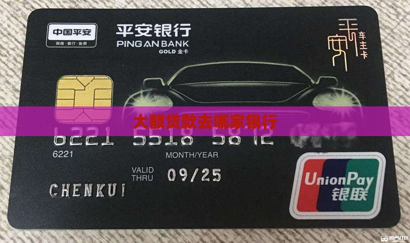大额贷款去什么银行