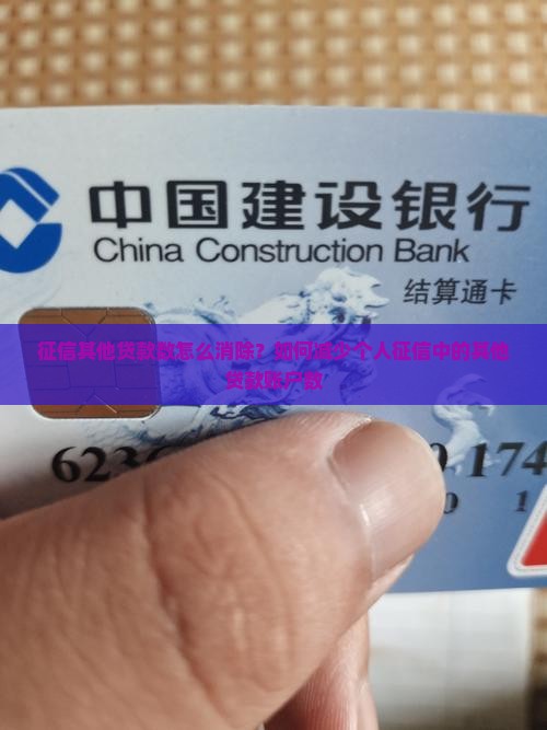 征信其他贷款数怎么消除？如何减少个人征信中的其他贷款账户数
