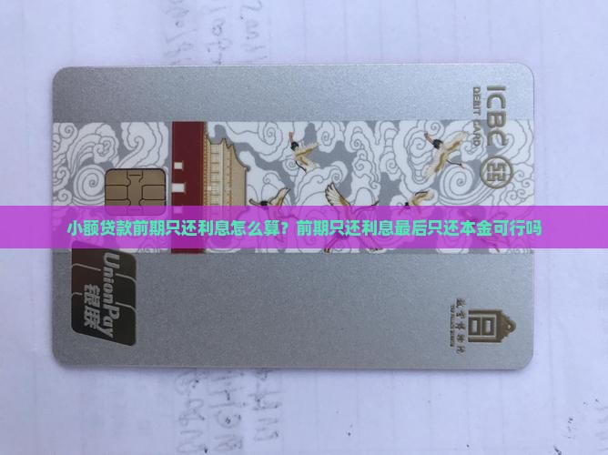 小额贷款前期只还利息怎么算？前期只还利息最后只还本金可行吗