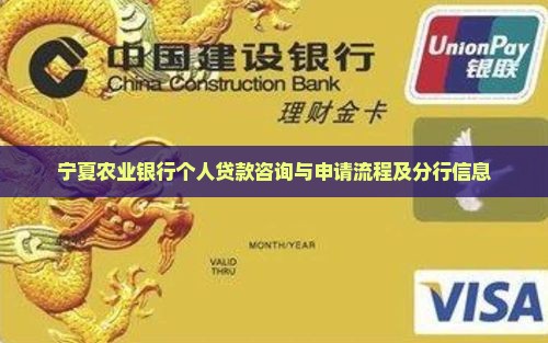 宁夏农业银行个人贷款咨询与申请流程及分行信息