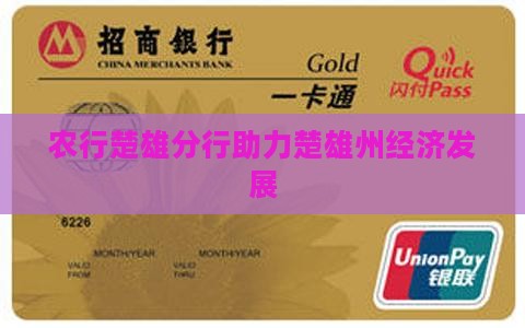 农行楚雄分行助力楚雄州经济发展