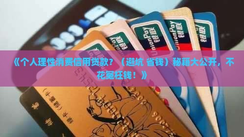 个人理性消费信用贷款