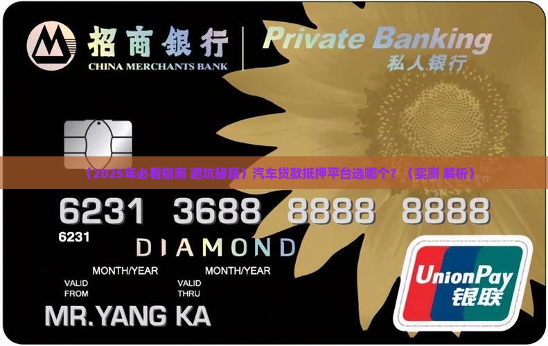 汽车贷款抵押平台哪个好