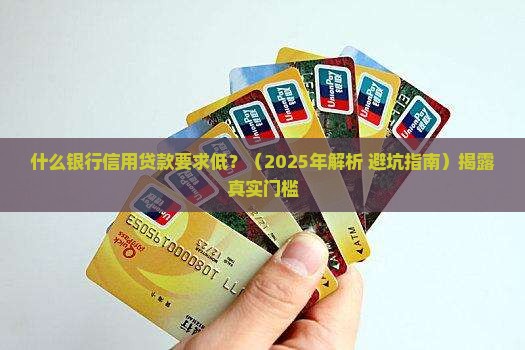 什么银行信用贷款要求低