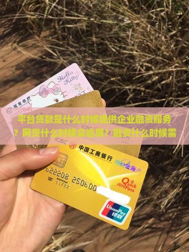 平台贷款是指什么时候