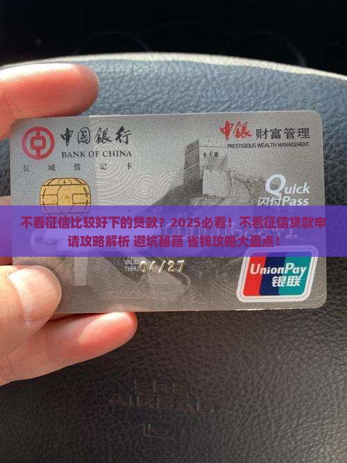 不看征信比较好下的贷款