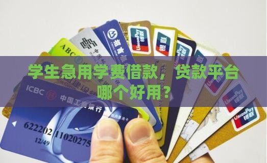 学费贷款平台哪个好用