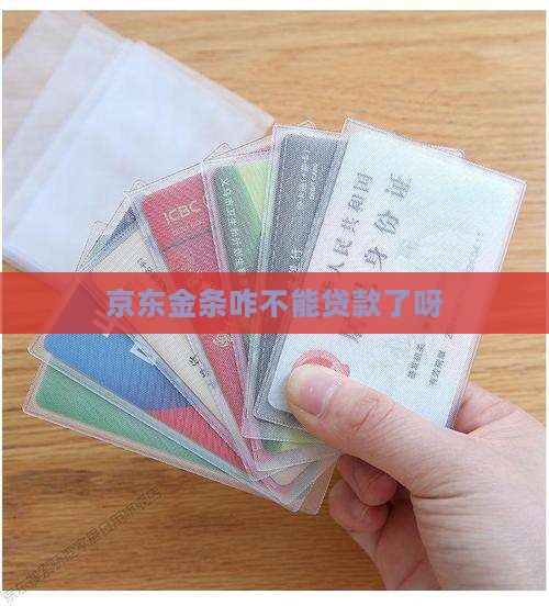 京东金条咋不能贷款了呀