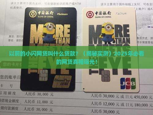 以前的小闪网贷叫什么贷款