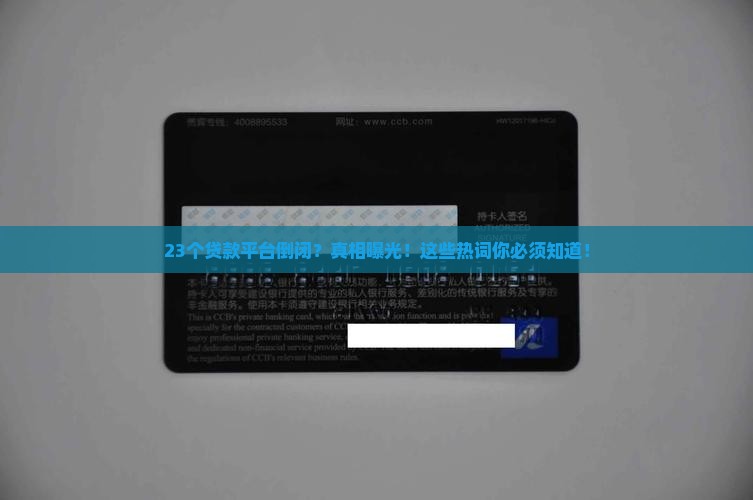 23个贷款平台倒闭