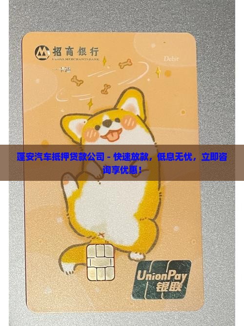 蓬安汽车抵押贷款公司
